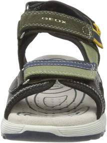 img 3 attached to Durable Geox Boy's Fisherman Flat Sandal for Outdoor Adventures