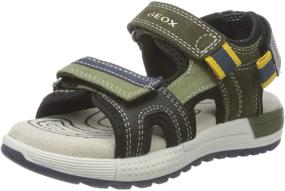 img 4 attached to Durable Geox Boy's Fisherman Flat Sandal for Outdoor Adventures