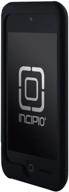 incipio ipod touch 4th gen dermashot 📱 silicone case -black: ultimate protection with sleek design logo