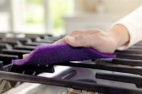 img 2 attached to Scotch-Brite Grill and Grate Scrub, Advanced Technology, 12 Purple Scour Pads, Case