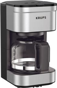 img 4 attached to KRUPS Simply Brew Compact Filter Drip Coffee Maker, 5-Cup, Silver: The Perfect Small-Sized Coffee Machine for Your Home