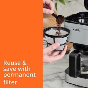 img 1 attached to KRUPS Simply Brew Compact Filter Drip Coffee Maker, 5-Cup, Silver: The Perfect Small-Sized Coffee Machine for Your Home