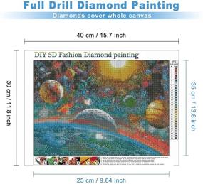 img 3 attached to Painting Rhinestone Embroidery Supplies Decor Universe