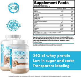 img 4 attached to 🍫 ProteinOne Low Carb Whey Protein - NutraOne: Weight Loss and Muscle Building Shake Powder for Men & Women (Chocolate Peanut Butter Cup Flavour - 2 lbs.)