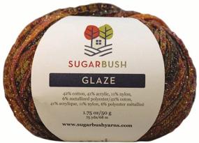 img 1 attached to 🧶 Шербет пряжа Sugar Bush Glaze толстый вес: яркие цвета и роскошная текстура