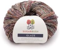 🧶 шербет пряжа sugar bush glaze толстый вес: яркие цвета и роскошная текстура логотип