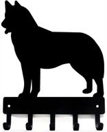 metal peddler husky leash hanger logo