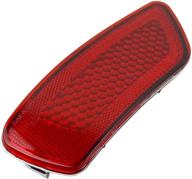 huntike rear bumper reflector light logo