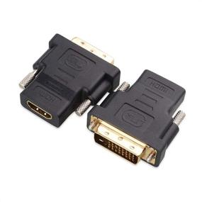 img 4 attached to Кабельные проблемы 2-пакетный адаптер HDMI к DVI - Улучшение цифровой связи с адаптером DVI к HDMI