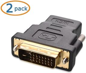 img 3 attached to Кабельные проблемы 2-пакетный адаптер HDMI к DVI - Улучшение цифровой связи с адаптером DVI к HDMI