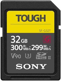 img 4 attached to Sony SF-G32T/T1 Tough High Performance SDXC UHS-II Class 10 U3 Flash Memory Card - 32GB Black, Blazing Fast Read Speed up to 300MB/s