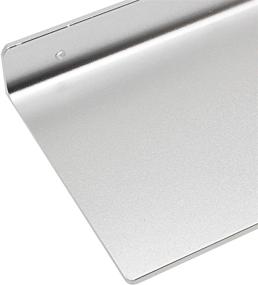 img 1 attached to 📱 SinLoon 6 Inch Small Flat Satin Aluminum Bathroom Shelf - Wall Mount for Small Speaker, Smartphone, Tablet, Toiletries (Silver)
