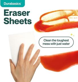 img 3 attached to 🧽 100 Pack of Extra Large Magic Cleaner Sheets: Ideal for Hard to Reach Places & Odd Surfaces - Melamine Sheet Constructed Cleaning Wipes for Precision Cleaning - All Purpose & Extra Large Melamine Foam Sheet