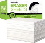 🧽 100 pack of extra large magic cleaner sheets: ideal for hard to reach places & odd surfaces - melamine sheet constructed cleaning wipes for precision cleaning - all purpose & extra large melamine foam sheet logo