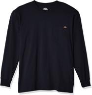 👕 dickies sleeve heavyweight charcoal heather: top-notch men's clothing for style and durability logo
