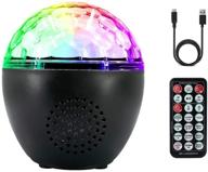 🎉 cosoos disco ball lights with bluetooth speaker and remote control - sparkle up your party with 16 light modes, sound activation, perfect for home ktv, weddings, dance clubs, and dj lighting логотип