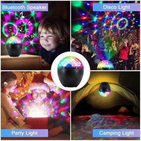 img 2 attached to 🎉 COSOOS Disco Ball Lights with Bluetooth Speaker and Remote Control - Sparkle up Your Party with 16 Light Modes, Sound Activation, Perfect for Home KTV, Weddings, Dance Clubs, and DJ Lighting