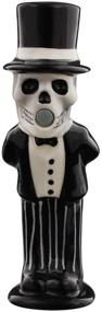 img 1 attached to 💕 Romantic Skeleton Bride and Groom Kiss Salt and Pepper Shakers - Love Never Dies