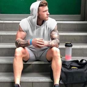 img 1 attached to 🏋️ URRU Men's Athletic Weightlifting Bodybuilding Stringer Clothing