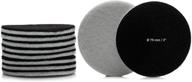 набор полировальных щеток gp-pro felt polishing pad 11007 - 3 дюйма ø - в упаковке 10 штук: идеально подходит для полировки стекла, пластика, металла и мрамора логотип