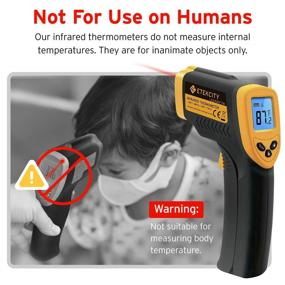 img 2 attached to 🌡️ Etekcity Infrared Thermometer 774: High-Precision Digital Temperature Gun for Cooking, Home Repairs, Handmaking, and Surface Measuring - Non Contact Electric Laser IR Temp Gauge