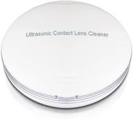 👁️ быстрый и эффективный ультразвуковой очиститель контактных линз для склеральных линз со встроенным ежедневным уходом и зеркалом для макияжа. логотип