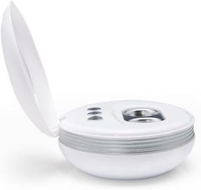 img 1 attached to 👁️ Быстрый и эффективный ультразвуковой очиститель контактных линз для склеральных линз со встроенным ежедневным уходом и зеркалом для макияжа.