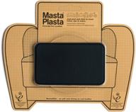 🛋️ premium self-adhesive leather repair patch - mastaplasta, medium size (4 x 2.4 inch), black - ideal for sofas, car seats & beyond - instant first-aid solution logo