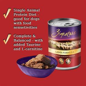 img 3 attached to 🐶 Zignature Grain-Free Lamb Canned Dog Food - 12 Pack, 13 Ounces per Can