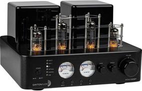 img 3 attached to 🎵 Dayton Audio HTA100BT Bluetooth Hybrid Tube Amplifier with USB, Aux, Phono Inputs, Sub Out - 100W