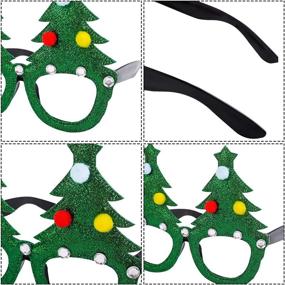 img 2 attached to Elcoho Christmas Creative Reindeer Eyeglasses