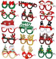 elcoho christmas creative reindeer eyeglasses logo