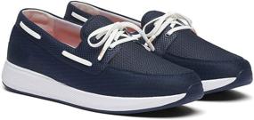 img 3 attached to SWIMS Men's White Glacier Mocassins: Stylish and comfortable shoes for men