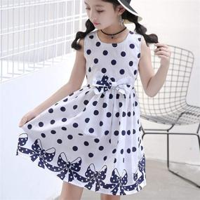 img 2 attached to 👗 Lovely Lace: TTYAOVO Little Girls Embroidered Holiday Casual Dress – A Perfect Fit for Special Occasions!