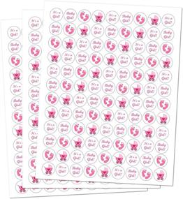 img 3 attached to 👶 324 Pink Its a Girl Baby Shower Favors Stickers: Perfect for Baby Shower or Baby Sprinkle Party, Adorable Baby Shower Kisses Stickers, Cute Baby Shower Pink Favors, Personalized Baby Shower Labels, Celebrate with Its a Girl Kisses!