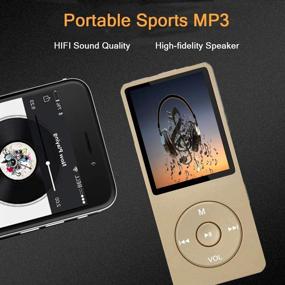 img 2 attached to 🔊 16GB Micro SD Card MP3 Player with Speaker/Photo/Video Play/FM Radio/Voice Recorder/E-Book Reader - Supports up to 128GB