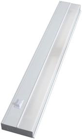 img 4 attached to 💡 GE 24 Inch Fluorescent Under Cabinet Fixture - Direct Wire, Steel Housing, On/Off Rocker Switch, Energy Efficient, Flicker-Free, No Hum, 3000K Light, 120V, 8W, 60Hz, UL Listed 16687 - White