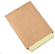 🛍️ a1bakerysupplies® kraft paper bags: flat merchandise bags - pack of 100 (10 x 13 inches) logo