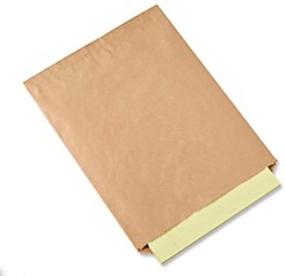 img 3 attached to 🛍️ A1BakerySupplies® Kraft Paper Bags: Flat Merchandise Bags - Pack of 100 (10 X 13 Inches)