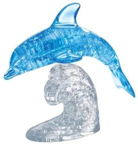 img 3 attached to 🐬 Dive into Fun with the Original 3D Crystal Puzzle Dolphin