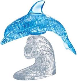 img 2 attached to 🐬 Dive into Fun with the Original 3D Crystal Puzzle Dolphin