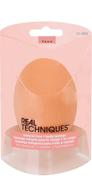 🍊 real techniques miracle body complexion sponge: ideal for highlighters, bronzers & precise makeup application, cruelty-free and streak-free, orange logo