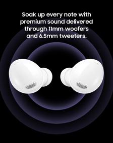 img 2 attached to 🎧 Наушники Samsung Galaxy Buds Pro, беспроводные, белого цвета, с технологией Bluetooth, шумоподавлением, водонепроницаемые, высококачественным звуком, с зарядным кейсом (американская версия)