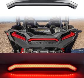 img 4 attached to 🔴 SAUTVS Smoked Black Rear Center Accent Lamp Taillight - UTV Center Tail Light, OEM Replacement for Polaris RZR XP 1000 Turbo Sportsman 1000 XP 2019 2020 2021