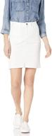 👗 stylish indigo pinstripe skirts: lee women's regular women's clothing collection logo
