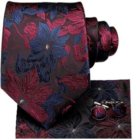 img 3 attached to 🧣 Dubulle Men's Accessories: Pocket Square Handkerchief, Cufflinks, Cuff Links, Shirt Studs, and Tie Clips