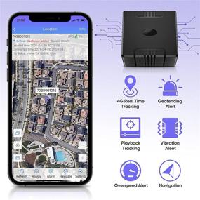 img 3 attached to 🚀 Full USA Coverage 4G-LTE GPS Tracker for Vehicles - Real Time Locator, Waterproof, Magnet Mount with Subscription - Suitable for Motorcycles