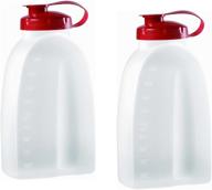 🚰 rubbermaid 725410731145 servin saver белая бутылка 2 квт. (пачка из 2) - прозрачная, 2-пачка: удобное решение для хранения логотип