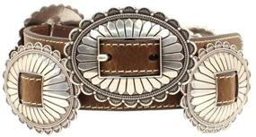 img 1 attached to 💃 Stylish and Fashionable M&amp;F Western Nocona Oval Concho Belt: A Perfect Accessory for Every Outfit