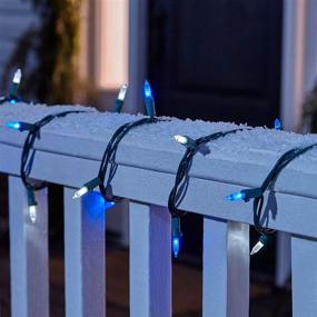 img 1 attached to 🎄 NOMA Premium Mini LED Christmas Lights: 70 Blue & Pure White String Lights, Indoor/Outdoor, 23.6-Foot Strand - Sparkling Holiday Decoration